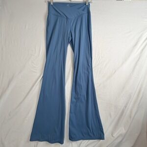 JoyLab Blue Crossover V-Front High Waisted Flare Leggings Yoga Pants Small